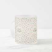 Sweet Delights, by Natasha Us フロストグラスマグカップ (正面左)