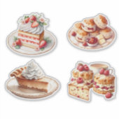 Sweet Dessert Treats Vinyl Sticker シール (正面)