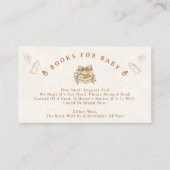Sweet Diaper Raffle Baby Shower Books For Baby エンクロージャーカード (正面)