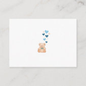 Sweet Diaper Raffle Card for Baby Shower エンクロージャーカード (裏面)