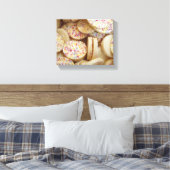 Sweet Discoディスク キャンバスプリント (インサイチュ (寝室))