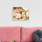 Sweet Discoディスク キャンバスプリント (インサイチュ (リビング))