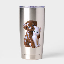 Sweet Dog Cat Companions 保温保冷タンブラー