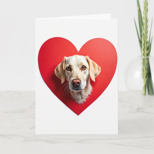 Sweet Dog Heart Card カード (正面)