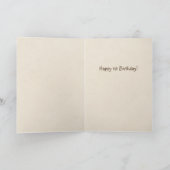 Sweet Donkey First Birthday for One Year Old カード (内部)