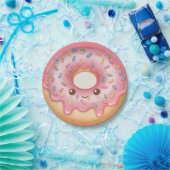 Sweet Donut Design Hanukkah Party Paper Plates ペーパープレート (パーティー)
