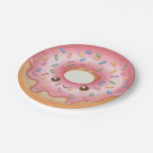 Sweet Donut Design Hanukkah Party Paper Plates ペーパープレート (アングル)