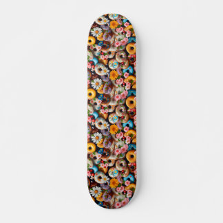 Sweet Donuts Seamless Pattern Design スケートボード