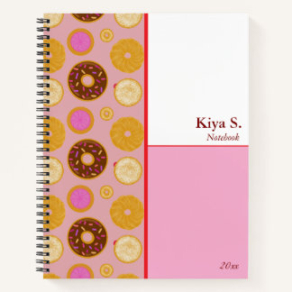 Sweet Donuts Spiral Notebook  ノートブック