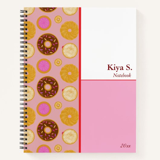 Sweet Donuts Spiral Notebook  ノートブック (正面)