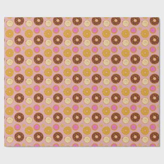 Sweet Donuts Wrapping Paper ラッピングペーパー (フラット)