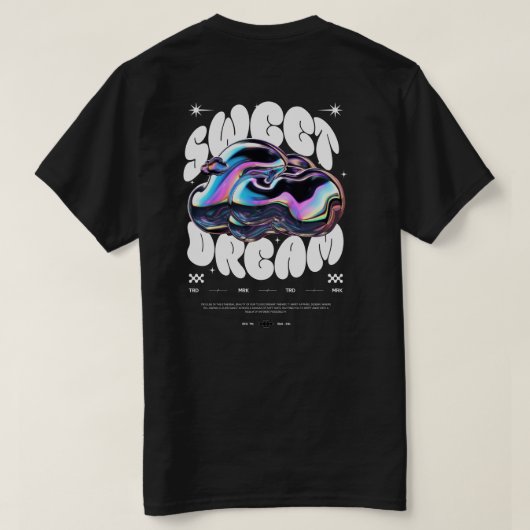 Sweet Dream Cloud Graphic Tシャツ (デザイン裏面)