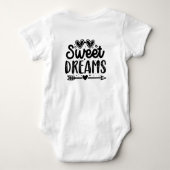 Sweet Dreams ベビーボディスーツ (裏面)