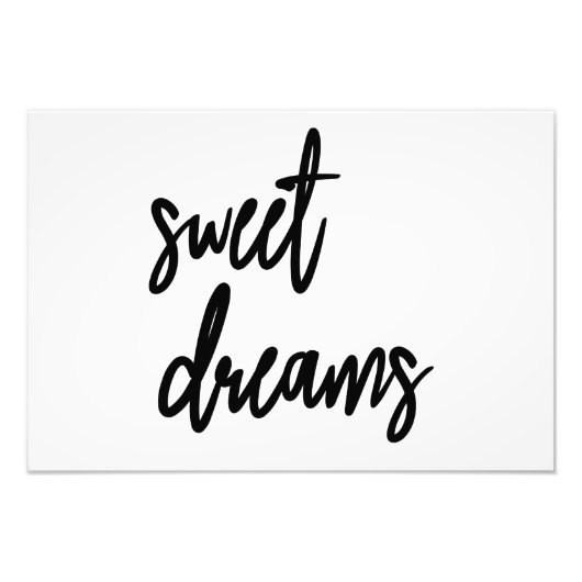 "Sweet Dreams" 19"x13"ポスタープリントFramable フォトプリント (正面)