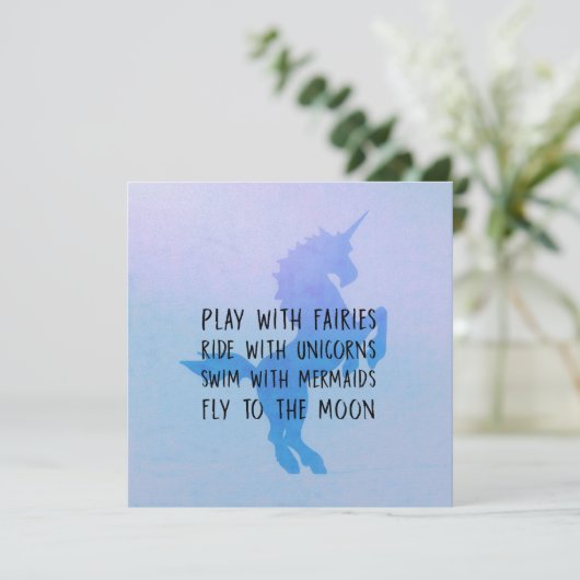 SWEET DREAMS 5.25 x 5.25 card 招待状 (スタンド正面)