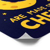 Sweet Dreams Are Made of Cheese 遊び心のあるナイト ポスター (角)