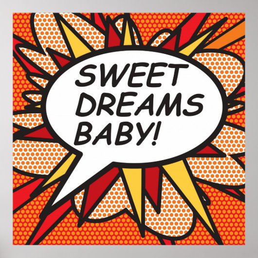 SWEET DREAMS BABY! コミック ポスター (正面)