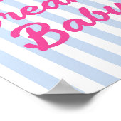 Sweet Dreams Baby Nursery Wall Art Print ポスター (角)