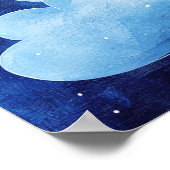 Sweet Dreams Blue Night Sky ポスター (角)