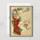 Sweet Dreams CC0243クリスマスポストカード シーズンポストカード (正面/裏面)