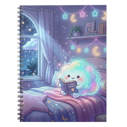 Sweet Dreams Kawaii Spiral Notebook ノートブック (正面)