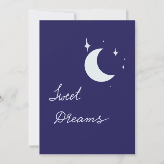 Sweet dreams moon card カード (正面)