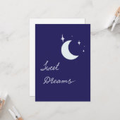 Sweet dreams moon card カード (正面/裏面インサイチュ)