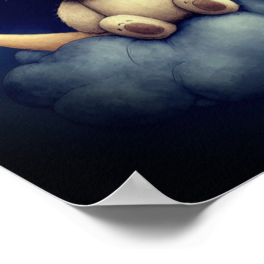 Sweet dreams nursery poster ポスター (角)