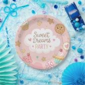 Sweet Dreams Party – Cute Pastel Dessert Celebrati ペーパープレート (パーティー)