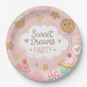 Sweet Dreams Party – Cute Pastel Dessert Celebrati ペーパープレート (正面)