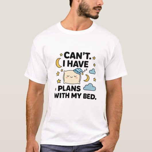 Sweet Dreams Pillow – Cozy Sleep Vibes T-Shirt Tシャツ (正面)