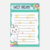 Sweet Dreams Post-It Notes:かわいい&機能性 ポストイット (正面)