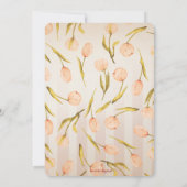 Sweet Duck Floral Baby Shower Invitation 招待状 (裏面)