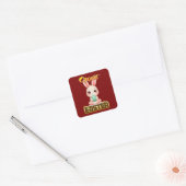 Sweet Easter Bunny – Cute Chocolate - Autocolante スクエアシール (封筒)