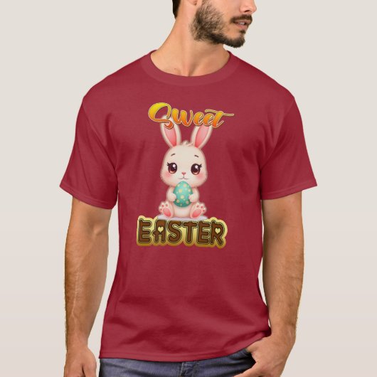Sweet Easter Bunny – Cute Chocolate Style camiseta Tシャツ (正面)