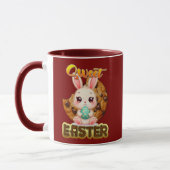 Sweet Easter Bunny – Cute Design - caneca マグカップ (左)