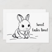 Sweet Easter time シーズンカード (正面/裏面)