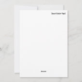 Sweet Easter time シーズンカード (裏面)