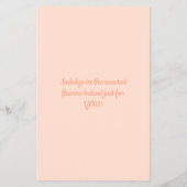 Sweet & Elegant Custom Dessert Menu チラシ (裏面)