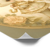 Sweet Elephant - Baby Room Poster ポスター (角)