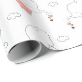 Sweet Elephant Seamless Pattern Design ラッピングペーパー (ロールコーナー)