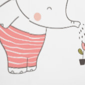 Sweet Elephant Seamless Pattern for Your Kid Room 壁紙 (縫い目)