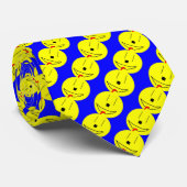 Sweet Emoji, Yellow Blue, Art By Kids :) ネクタイ (ロール)
