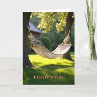 Sweet Fathers Day Resting Place Card カード