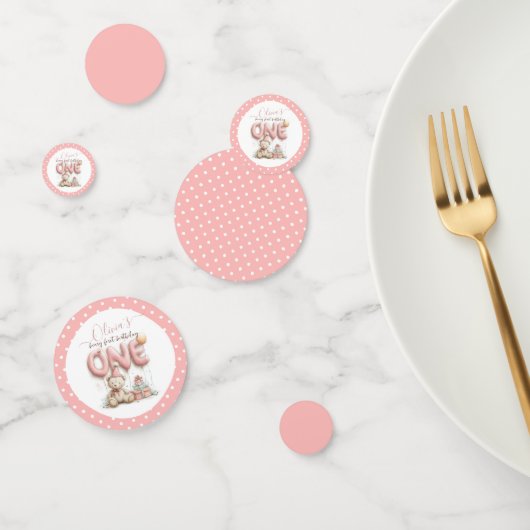 Sweet First Birthday with Teddy Bear  コンフェッティ (グループ)