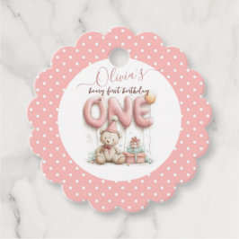 Sweet First Birthday with Teddy Bear  フェイバータグ