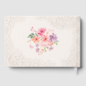 Sweet Floral Baby Shower Guest Book ゲストブック (裏面)