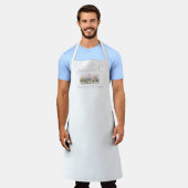 Sweet Floral Meadow Baking エプロン (着用した状態)