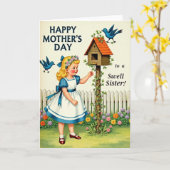 Sweet Floral Mothers Day Card カード (黄色い花)