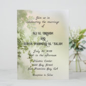 Sweet Floral Wedding Invitation 招待状 (スタンド正面)